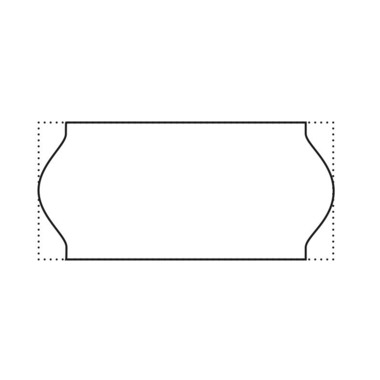 SATO Etiketten 26x12mm 700300003 weiss, permanent 1500 Stück