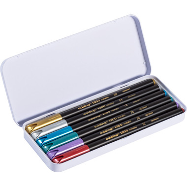 EDDING Faserschreiber 1200 1-3mm 1200met-E6 6er Etui