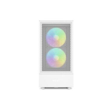 NZXT case per PC H5 Flow RGB bianco opaco