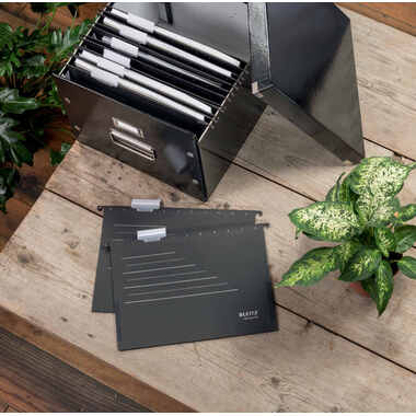 LEITZ Cartella sospesa Recycle A4 1921-00-95 nero, cartone