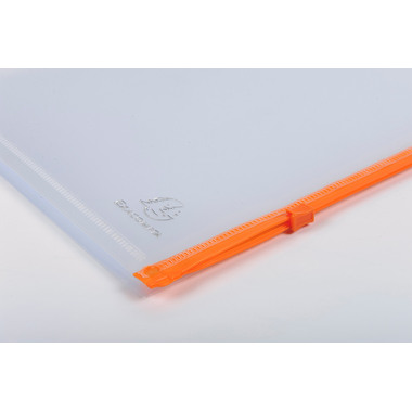 EXACOMPTA Dokumententasche mit Zip A4 57334E 5 Stück, transparent