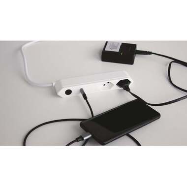 STEFFEN Power Strip STEBA IQ 2xT13 1xUSB-C PD 18W White