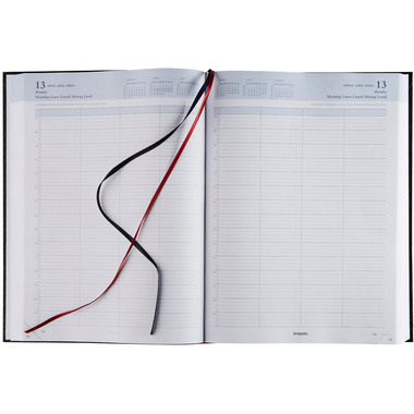 BREPOLS Agenda Bremax 2 Santex 2027 0.002.1345 1T/2S nero 21x29cm