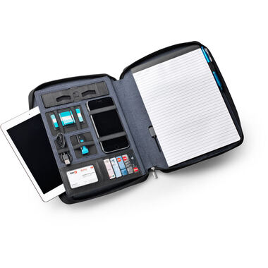 DUFCO Dossier de conférence A4 48-2027.000 Powerbank 5000 mAH, jeans