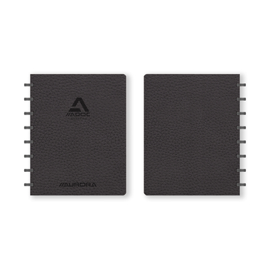 ADOC Ringbuch BUSINESS A5 3055.3 schwarz, kariert 144 Seiten