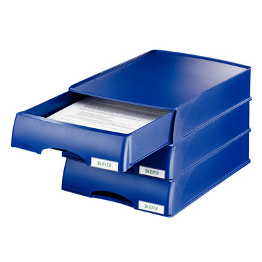 LEITZ Briefkorb-Schublade Plus A4 52100035 blau