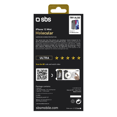 Ultrabeständige Nano-Faserfolie für iPhone 12 Mini