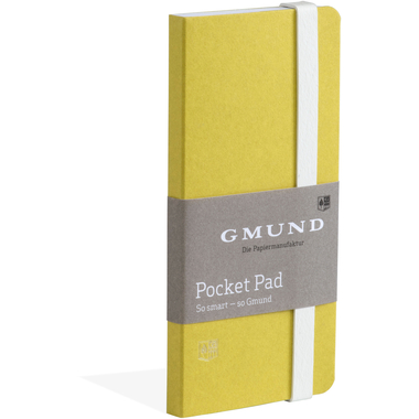 GMUND Pocket Pad 6.7x13.8cm 38763 lime, blanko 100 Seiten