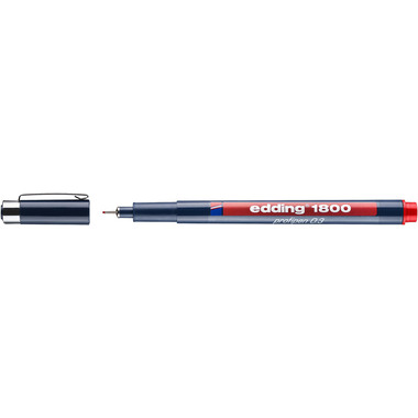 EDDING Profipen 1800 0.35mm 1800-2-03 rosso