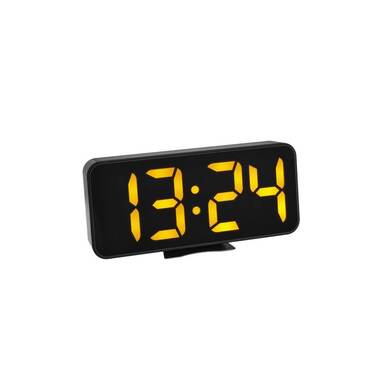 TFA Dostmann Digital Alarm Clock Black/Yellow