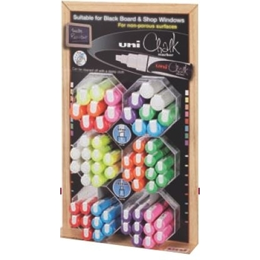 UNI-BALL Chalk Marker Display PWE5M/8K5DSE ass. 60 pcs.