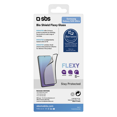 Pellicola antimicrobi in nanofibra per Samsung Galaxy S20 Ultra