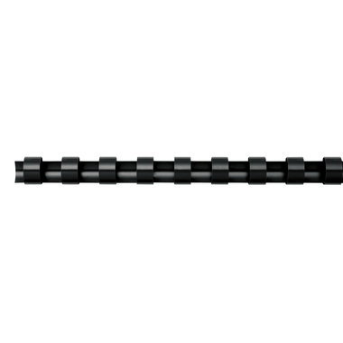 FELLOWES Reliure en plastique 8 mm A4 5345707 noir, ronde 100 pcs.