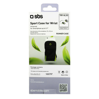Fascia da polso per smartphone fino a 5,7” | SBS