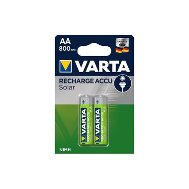 Varta Akku Solar NiMH AA 800 mAh, 2 Stück