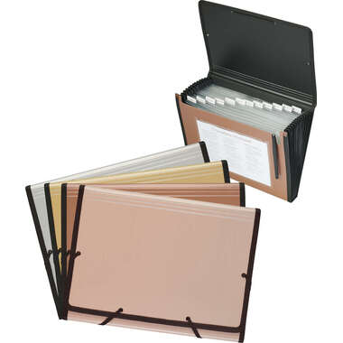 KOLMA Fächermappe Bliss A4 11.033.10 bronze 12 Fächer