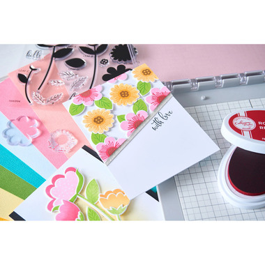 SIZZIX Timbro 666994 Whimsy Bloom 22 pezzi