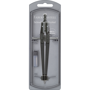 FABER-CASTELL Compas 174434 Grip 2001 noir