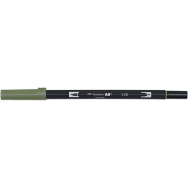TOMBOW Dual Brush Pen ABT 228 vert-de-gris