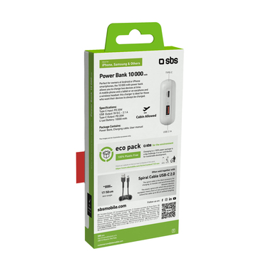 Chargeur Power Delivery 10 000 mAh