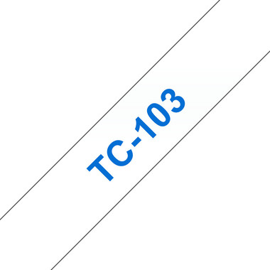 PTOUCH Band, laminiert blau/klar TC-103 PT-3000 12 mm