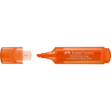 FABER-CASTELL Textmarker TL 46 Superfluor 154615 orange