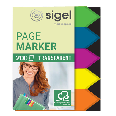 SIGEL Marker Arrow 12x45mm HN613 5 Farben ass. 200 Blatt