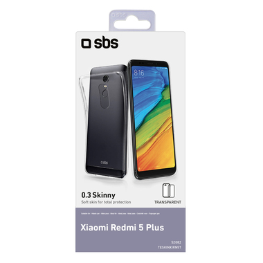 Coque en TPU transparent pour Xiaomi Redmi 5 Plus