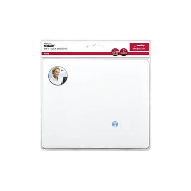 Speedlink Mausmatte NOTARY Soft Touch Weiss