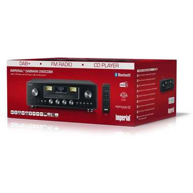 Imperial DAB+ Radio DABMAN 280CDBK Nero