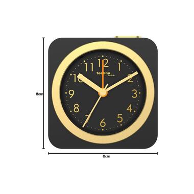 Technoline alarm clock analog model C Gold