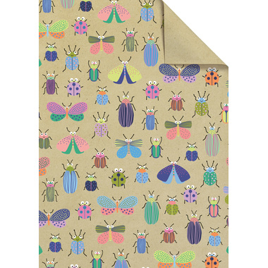 STEWO Geschenkpapier Beetle 2514544745 grün 70x100cm