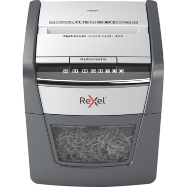REXEL Aktenvernichter Optimum AF+ 2020045XCH 45X, P-4, 20lt