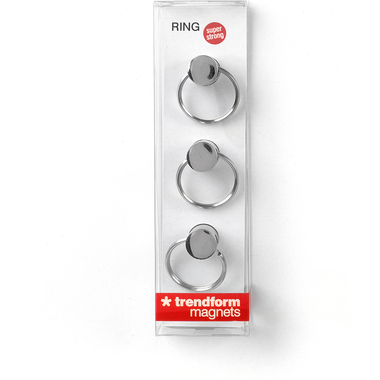 TRENDFORM Magnete RING MM2026 silber 3 Stück