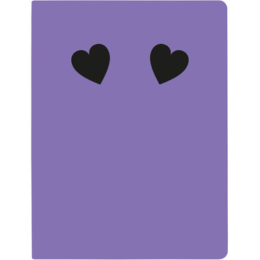 NUUNA Cahier de notes Graphic L 55751 GIVE ME YOUR HEART 256 pages