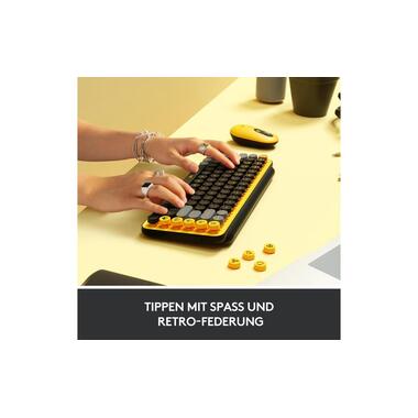 Logitech Keyboard POP Keys Blast Yellow