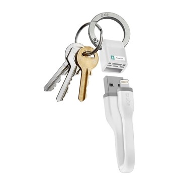 Cavo alimentazione e dati USB - Lightning con portachiavi | SBS
