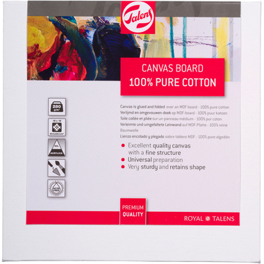 TALENS Malplatte 20x20cm 93252020 Baumwolle, 280g/m2