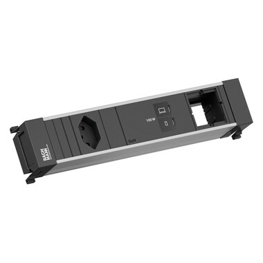 Bachmann built-in socket strip POWER FRAME M 1xT13 1xUSB C/C 100W 1xCM