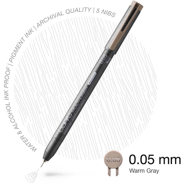 COPIC Multiliner 0.05mm 22075516 warm Grey