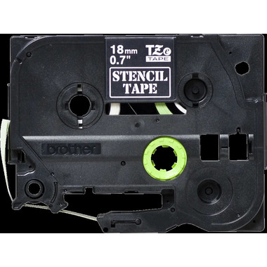 PTOUCH Band, Schablone schwarz STE141 PT-3600 18 mm