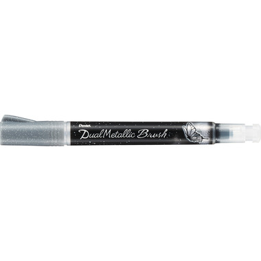 PENTEL Brushpen Dual Metallic XGFH-DZ argento