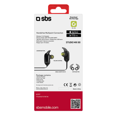 Oreillettes wireless Studio Mix 80