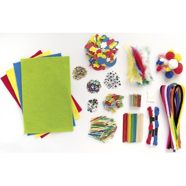 FOLIA Kreativ Box Folia 935 Material Mix, über 1300 Teile