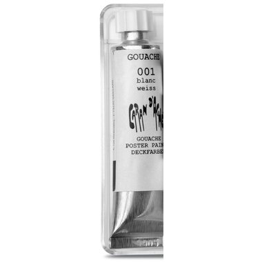 CARAN D'ACHE Colore opaco Gouache 10ml 2001.001 opaca bianca