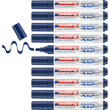 EDDING Permanent Marker 1455 1-5mm 1455-17 blu