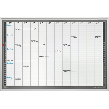 MAGNETOPLAN Planificateur Mois CC 1249512S allemand 920x625mm
