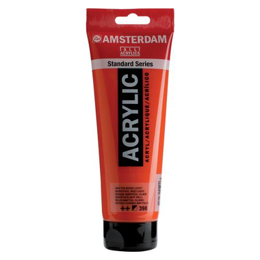 AMSTERDAM Colore acrilici 250ml 17123980 naph.rosso h. 398