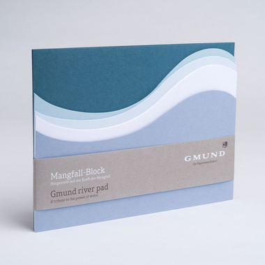 GMUND Berg&Tal Bloc A5 32839 gris-bleu, blanko 35 feuilles