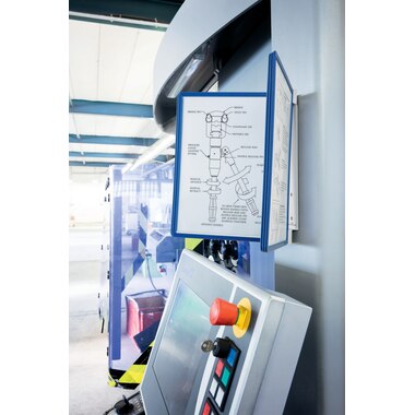 DURABLE Vario Magnet Wall, 5 Sherpa A4 591407 Set, dunkelblau